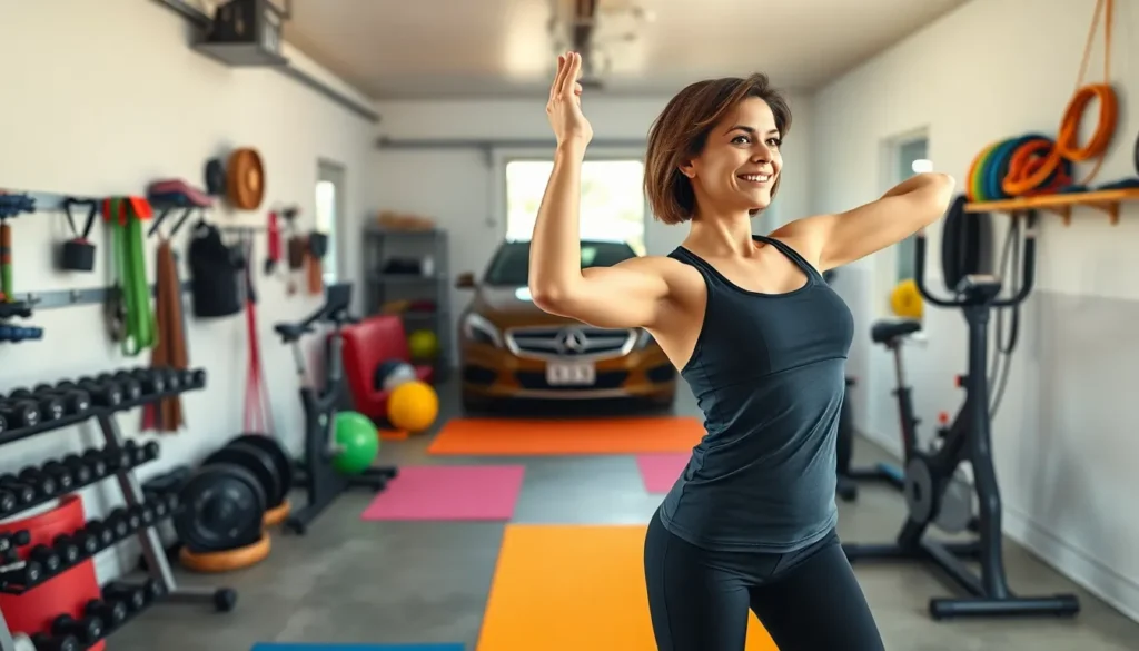 home gym ideas garage